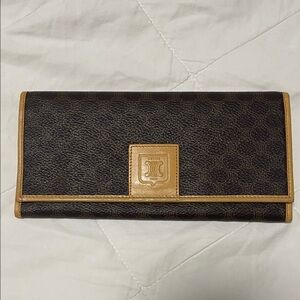 Celine Elegant Black and Brown Wallet